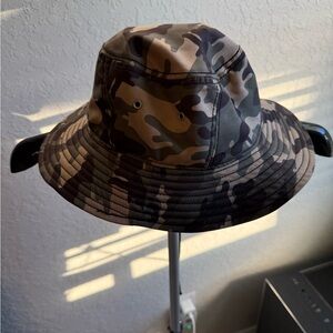 Adidas Camo Bucket Hat Climacool Wide Brim Boonie Hiking Fishing Outdoor Hat
